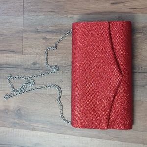 Clutch purse red